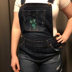 Hand Painted overalls